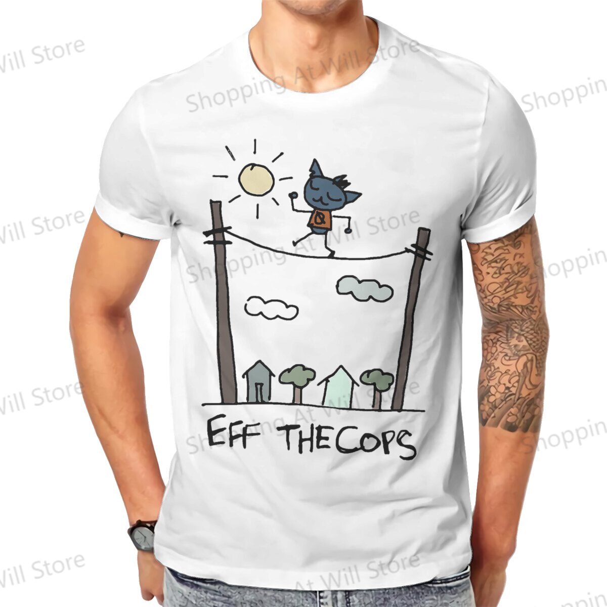 Summer Clothing Drawing - Zomert-Shirts Voor Heren En Dames Maes