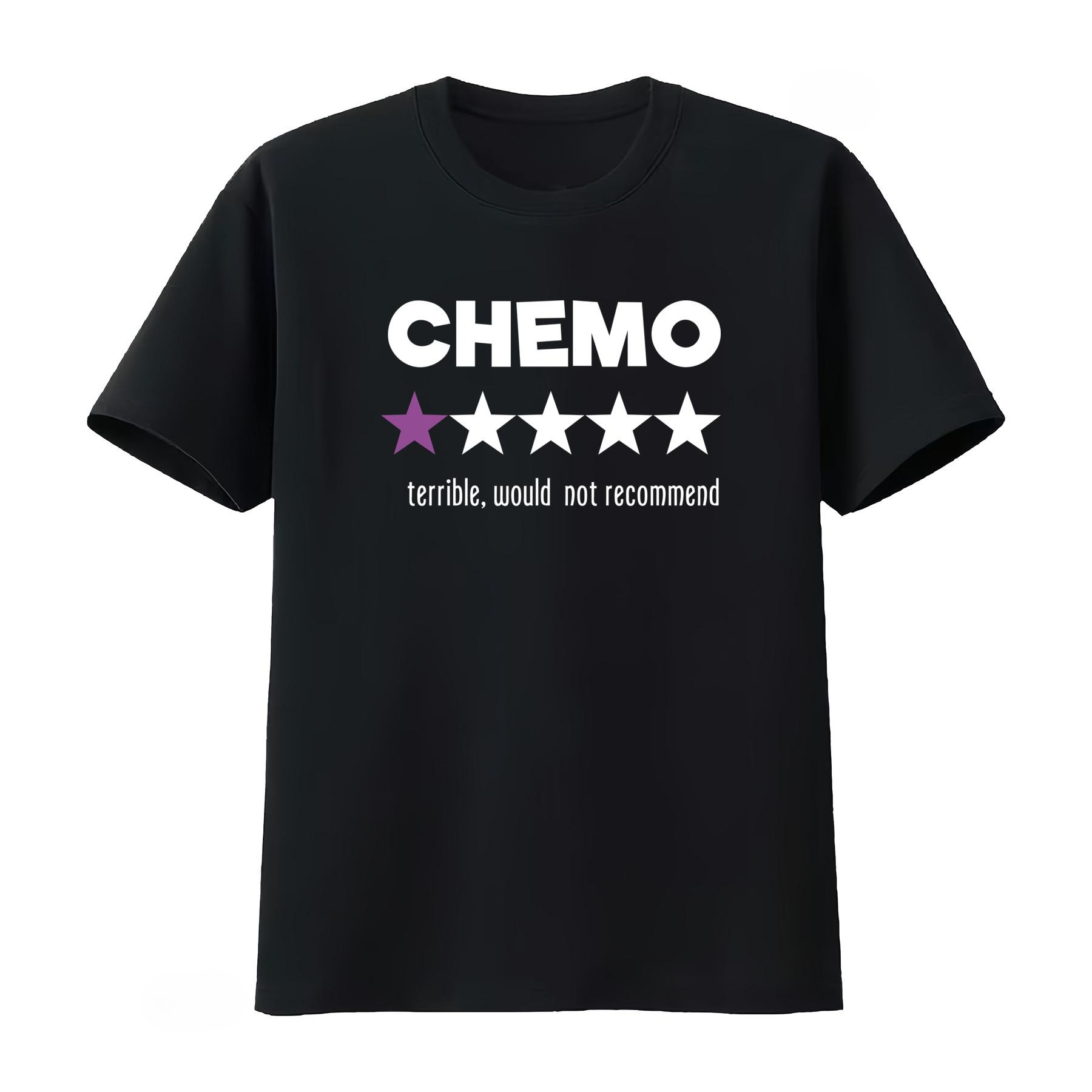 Summer Clothing Recommendations - Grappig Chemo T-shirt met sterrenontwerp voor