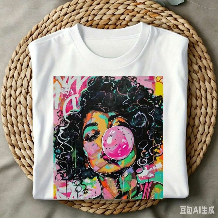 Summer Clothing Vibes - Funky Weekend Vibes Pop Art Krullend