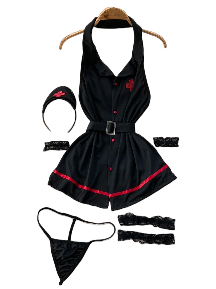 Summer Clothing Collection - Erotische mode sexy halter lingerie jurk