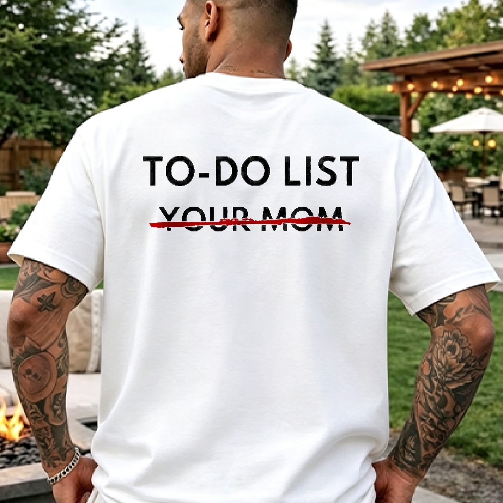 Summer Clothing List - Grappige takenlijst voor je moeder T-shirts