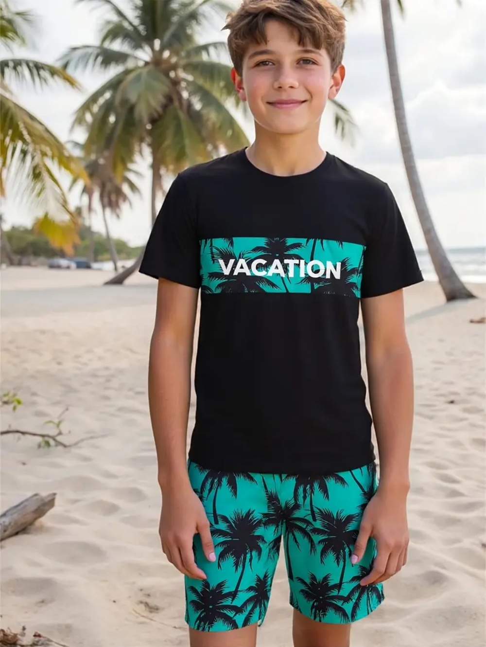 Summer Clothing List - Hawaii Kindersets Kokospalm 3D Print Casual