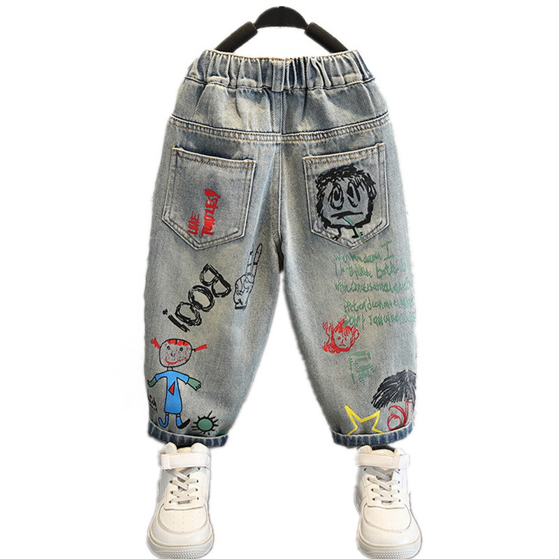Summer Clothing Drawing - Baby Boy Jeans Voor Kinderen Kinderkleding