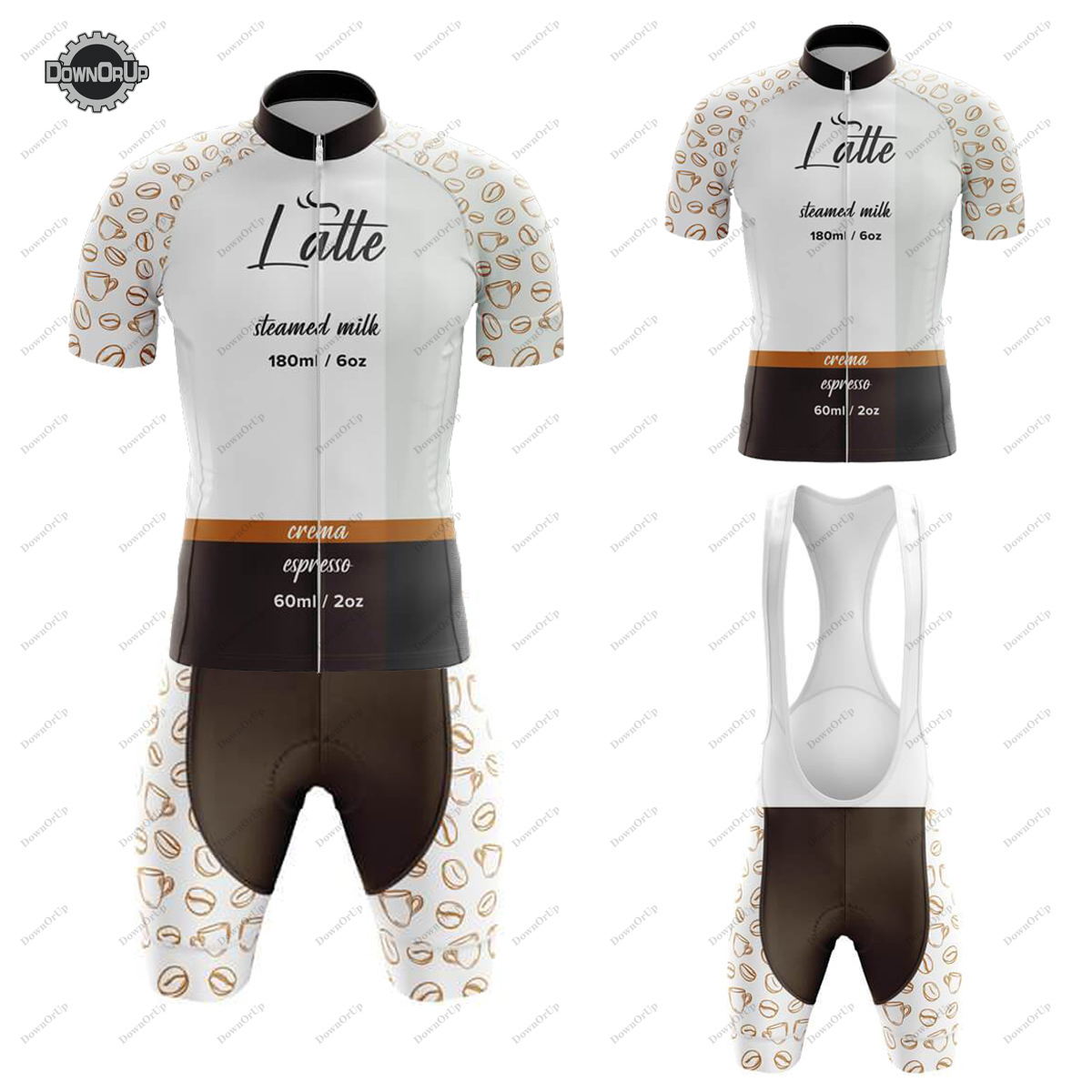 Summer Clothing List - Coffee List Latte wielertrui set voor