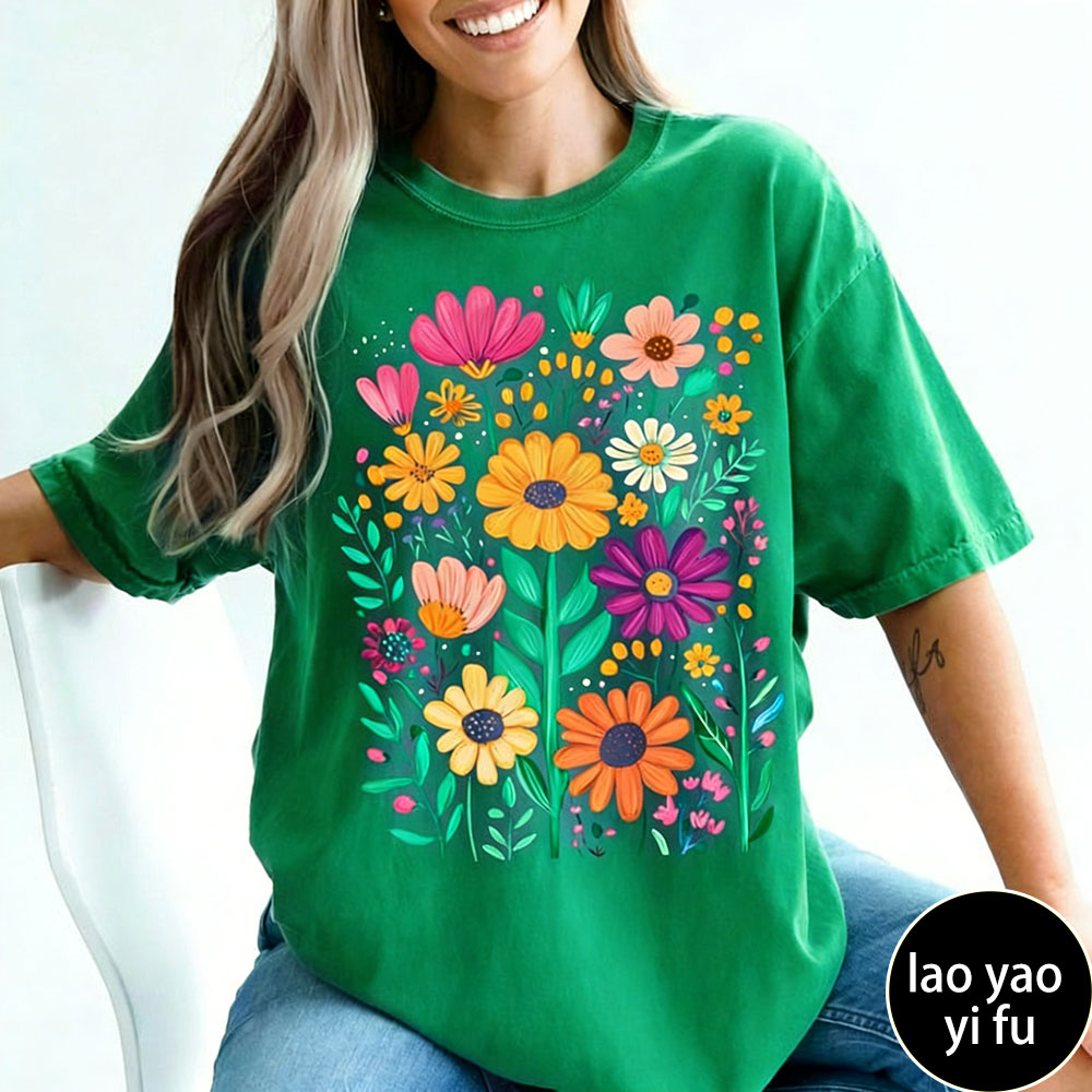 Boho Zomer Bloemen Dames T-shi - Summer Clothing Vibes recensie en prijs