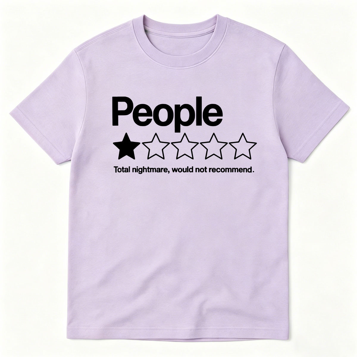 Mensen zouden niet aan T-shirt - Summer Clothing Recommendations recensie en prijs