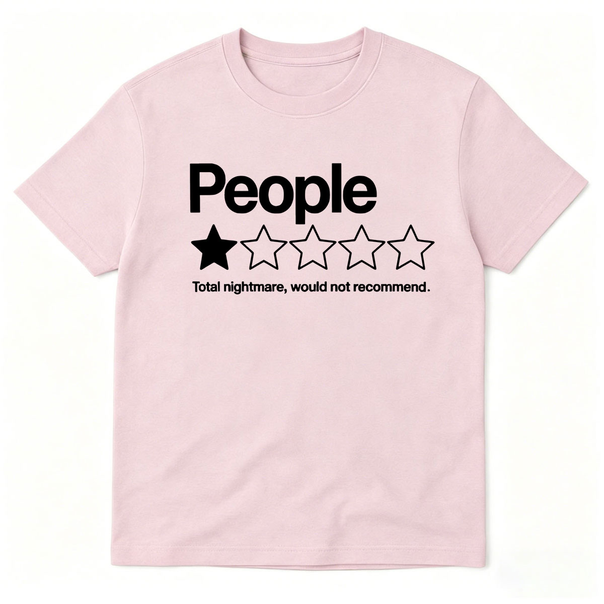 Mensen zouden niet aan T-shirt - Summer Clothing Recommendations recensie en prijs