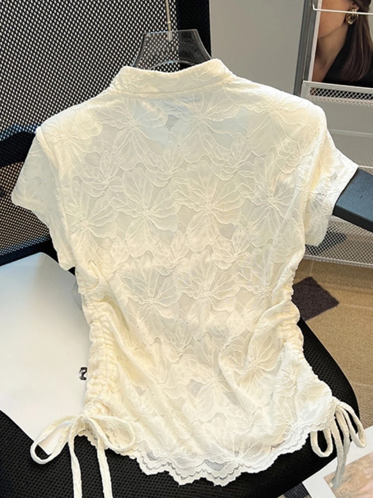 Chinese Styl Shirts Stand Hals - Summer Clothing Drawing recensie en prijs