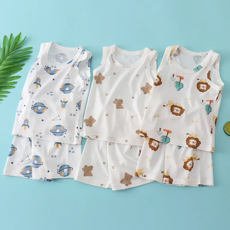 Kinderen Bamboe Katoenen Vest  - Summer Clothing Baby Boy recensie en prijs