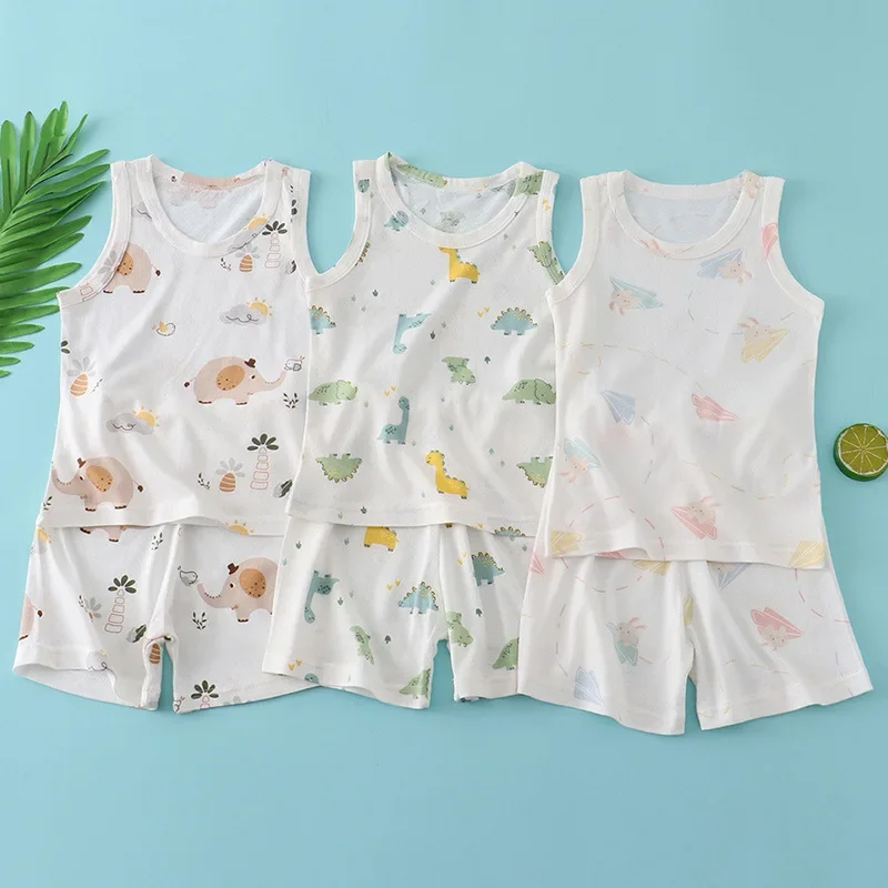 Kinderen Bamboe Katoenen Vest  - Summer Clothing Baby Boy recensie en prijs
