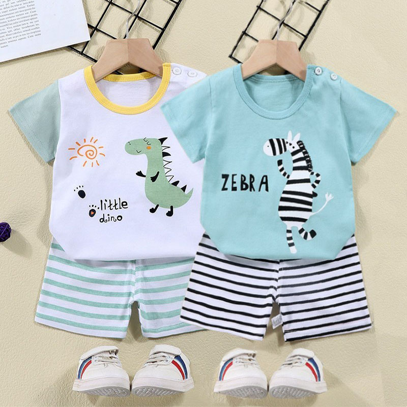 Katoen Tees + Shorts 2-delige  - Summer Clothing Baby Boy recensie en prijs