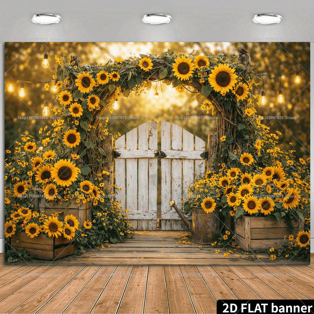 2D Zonnebloem Potplanten Achte - Summer Clothing Banner recensie en prijs