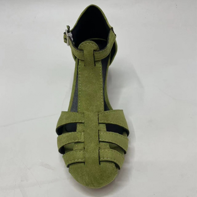 Dames Groene Suède Kitten Heel - Summer Clothing Collection recensie en prijs