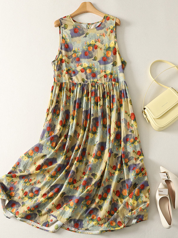 Zomer losse maxi-jurk met bloe - Summer Clothing Vibes recensie en prijs