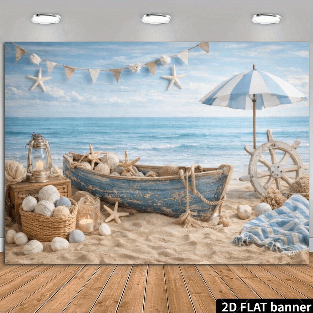 2D Strandvakantie Achtergronde - Summer Clothing Banner recensie en prijs