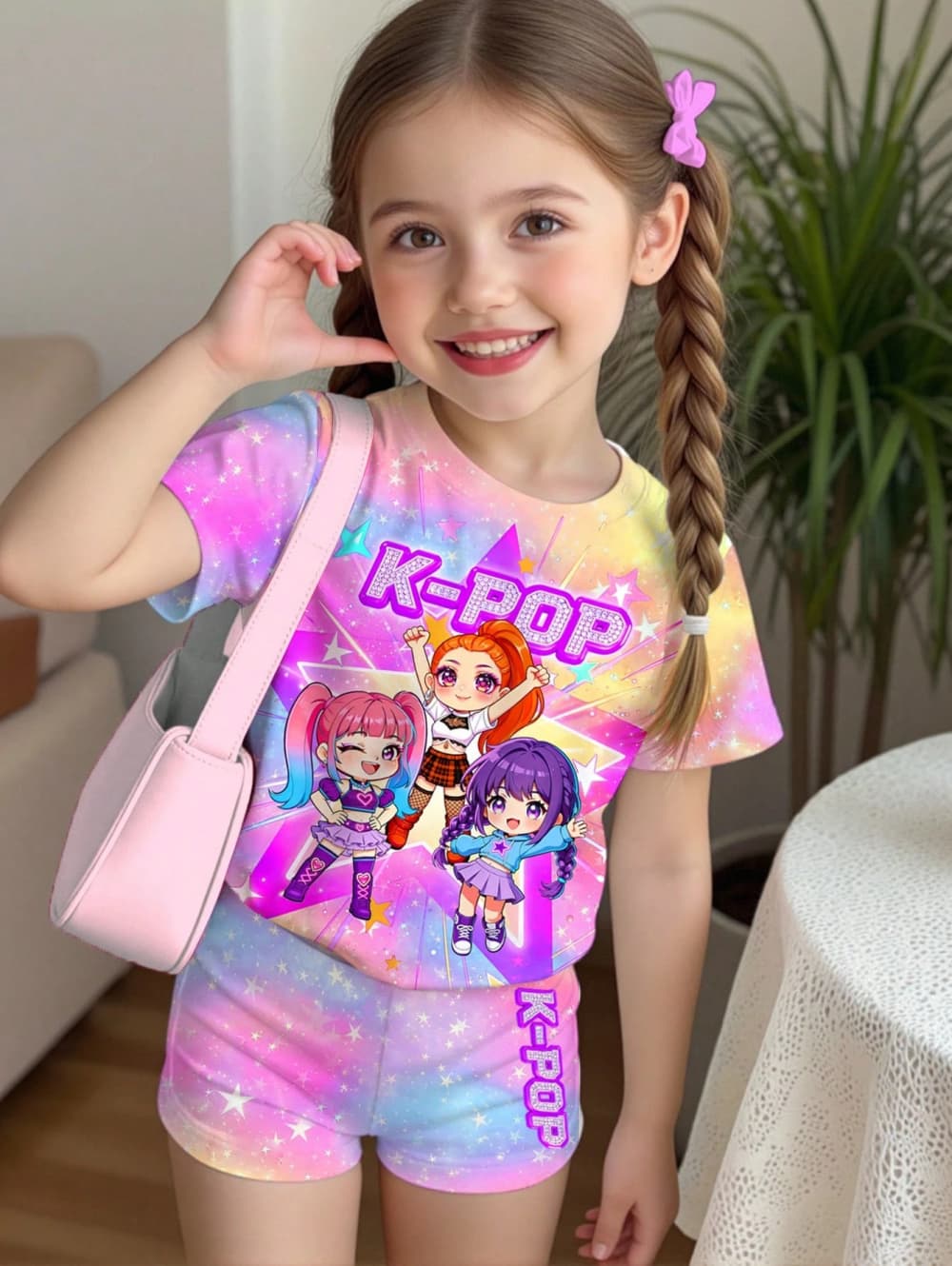 K-Pop Cartoon Grafische Meisje - Summer Clothing List recensie en prijs