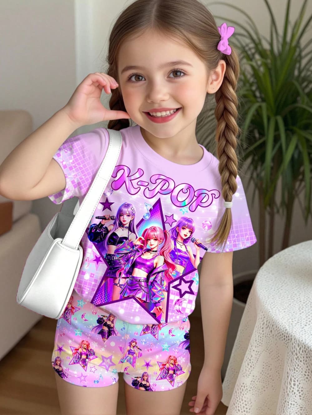 K-Pop Cartoon Grafische Meisje - Summer Clothing List recensie en prijs