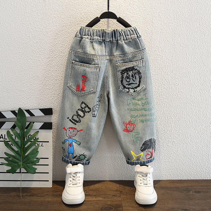 Baby Boy Jeans Voor Kinderen K - Summer Clothing Drawing recensie en prijs