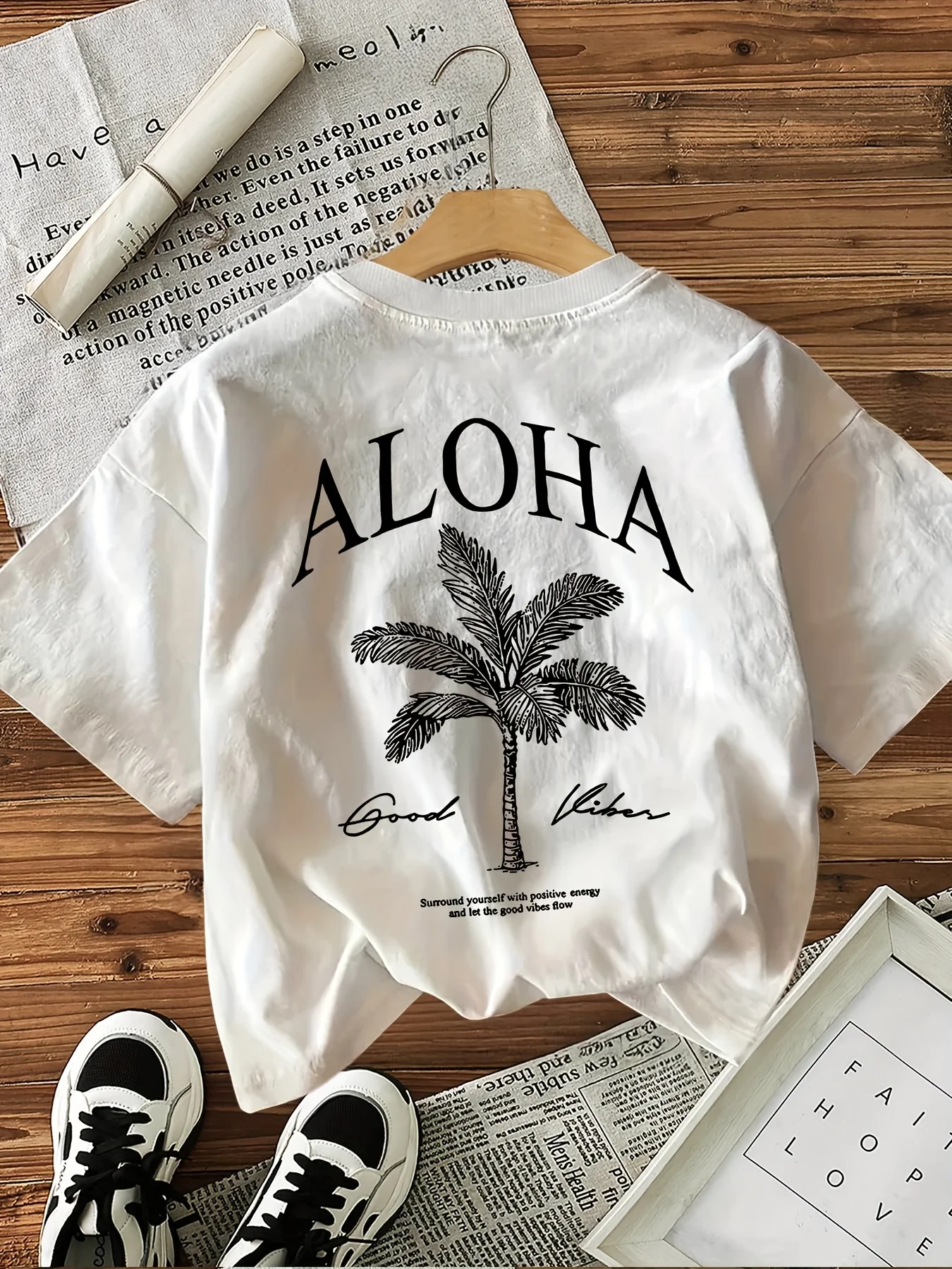 Dames Aloha Good Vibes T-shirt - Summer Clothing Vibes recensie en prijs